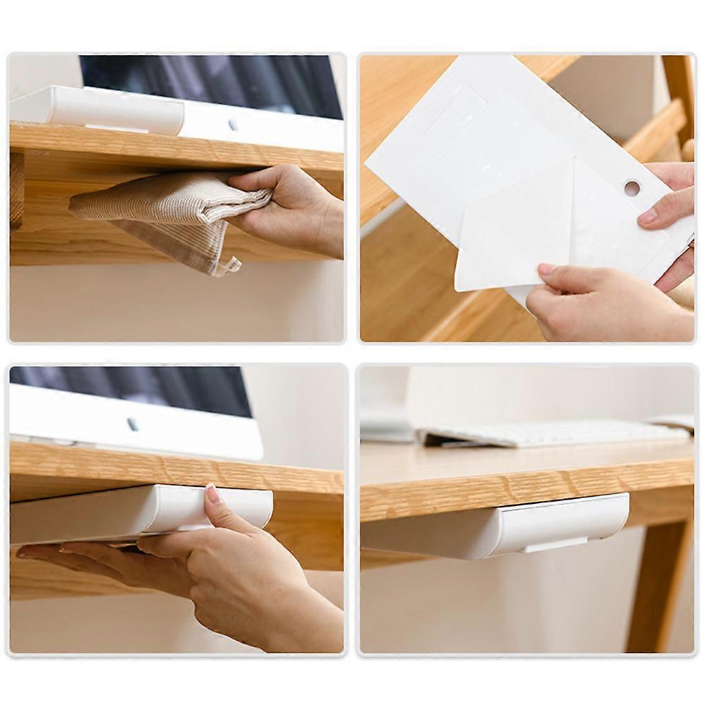 Plastic ABS Stationery Organizer For Desk Organization With Drawer Style 1Pack