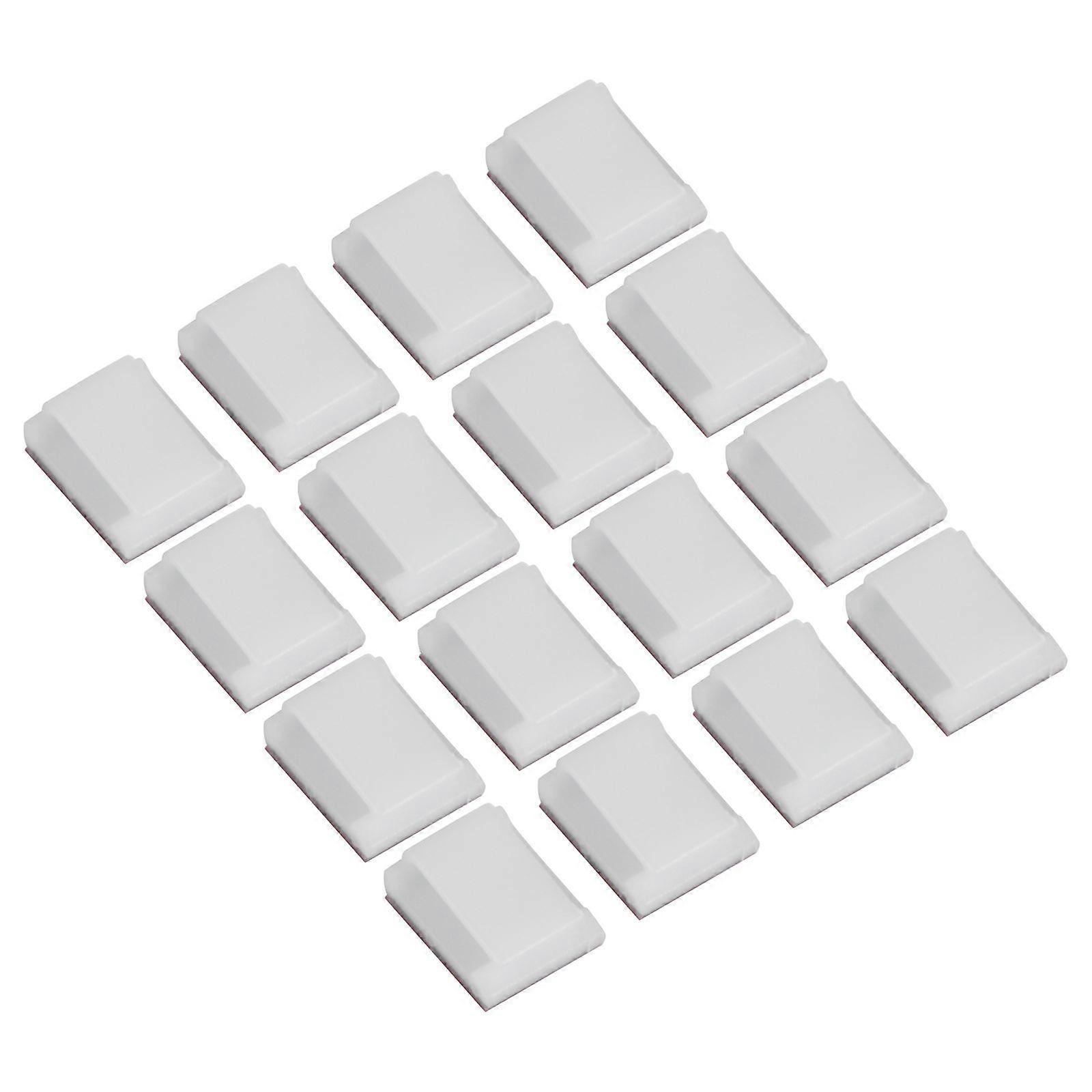 Adhesive Wire Clamp 100Pcs Designed For Effective Cable Management In Indoor Outdoor Environments 1.5X1X0.5CM Strong Adhesive Options Available