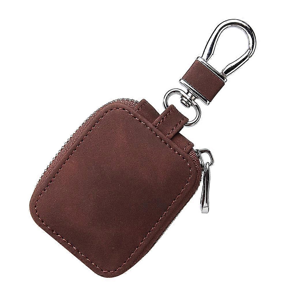 Coffee Earphone Case Cover with Buckle for Protection Use 5Pcs Portable Design