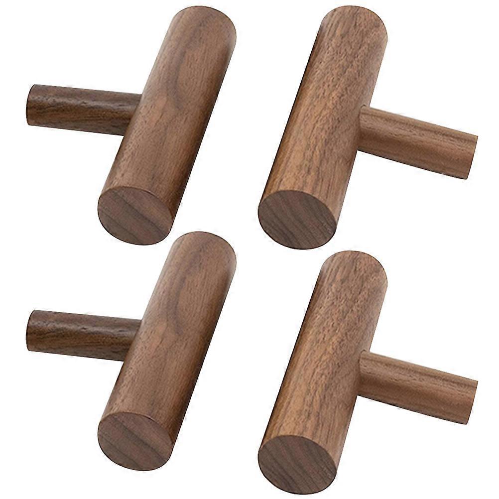 T-Shaped Wall Mounted Hooks For Bathroom Use And Entryway Organization Made Of Sturdy Wood 20 Pcs