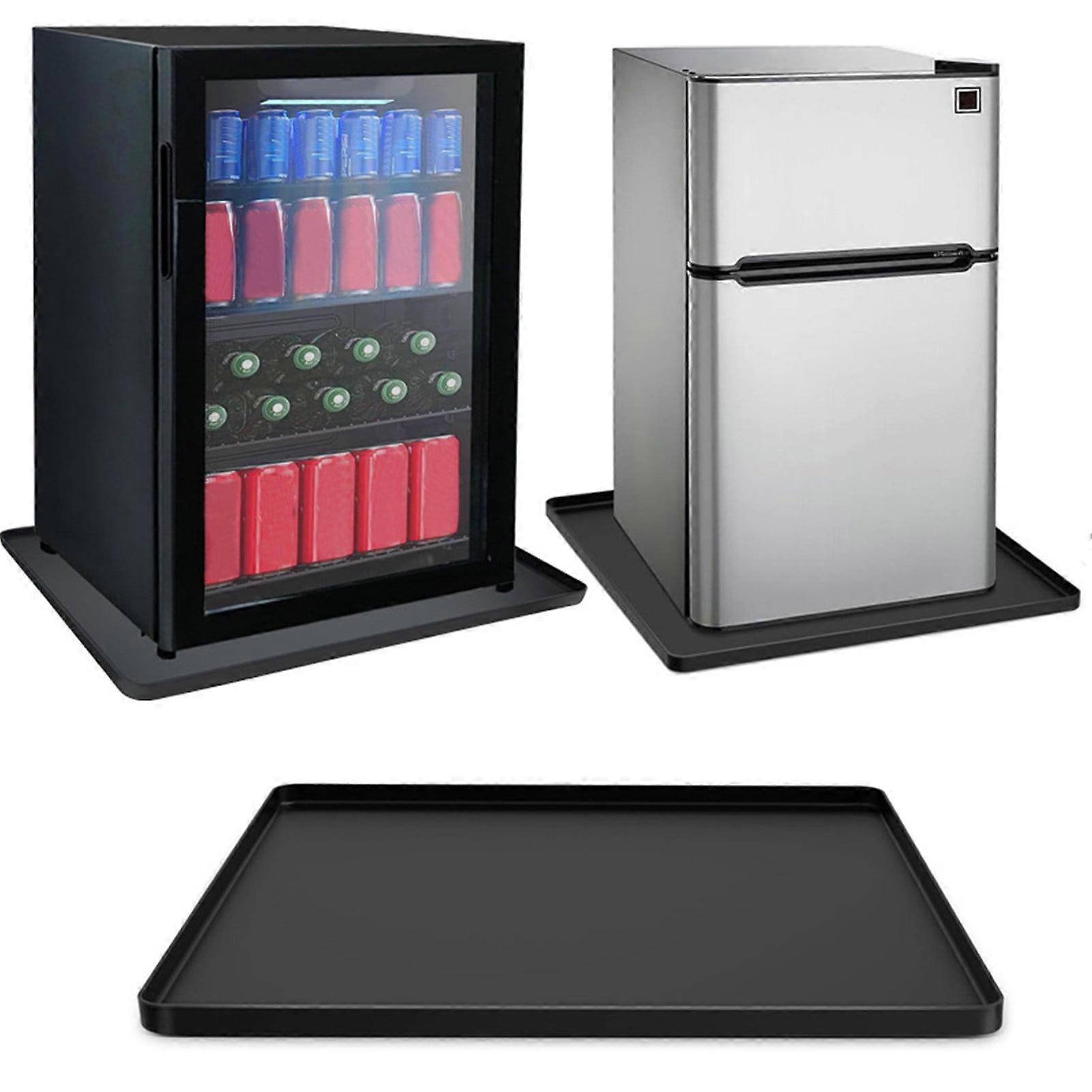 Homerr Drain Mat for Small Appliances, Compatible with Mini Fridges, Washers, Dryers - Silicone Leak-proof Floor Protection Tray