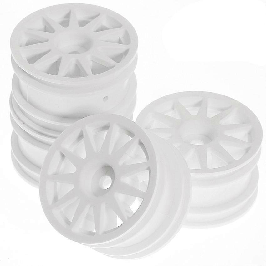 RC Wheel Hub M-Car 11-Spoke Design (White/4pcs) 51237 W245 for Tamiya