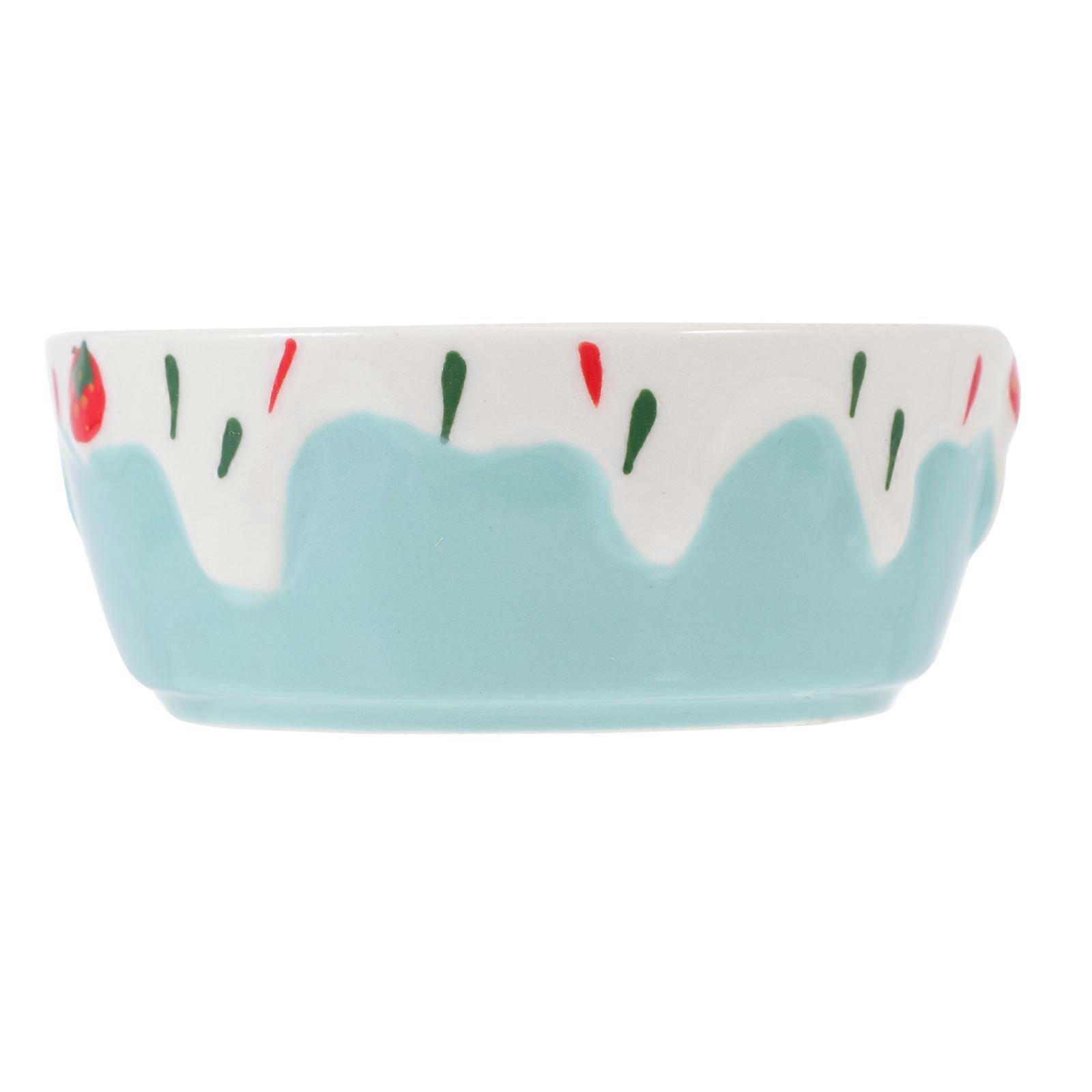 Small Pet Bowl for Feeding 3Pcs Ceramic Hamster Water Dish