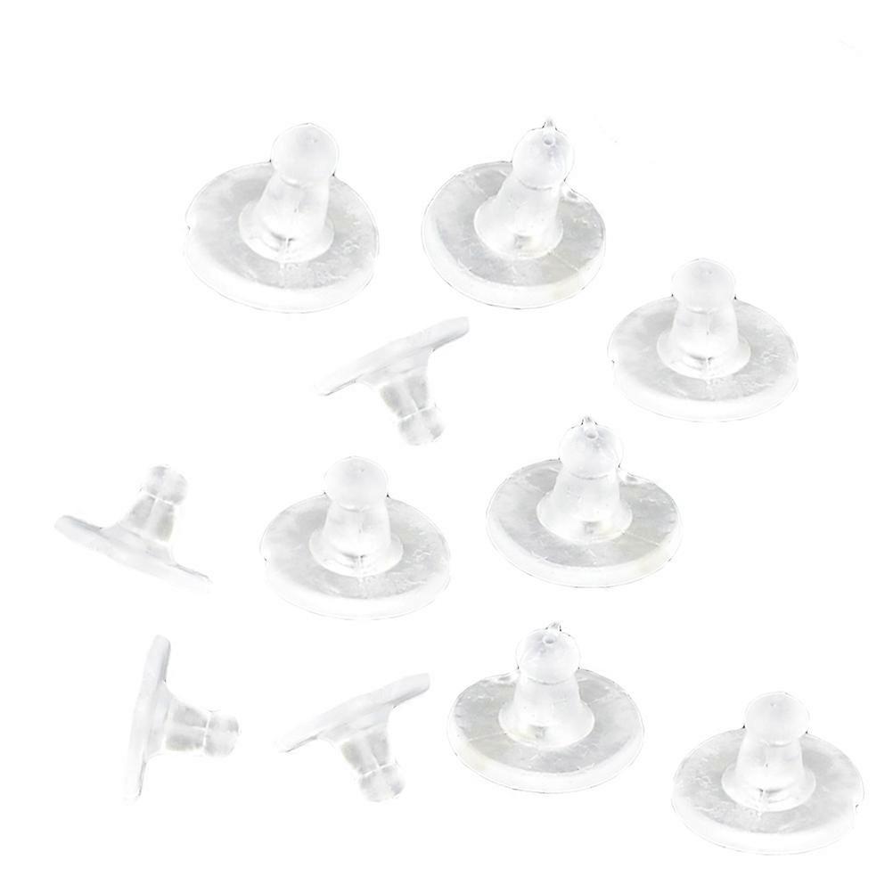 Silicone Earring Backs for Ear Protector 300Pcs Comfortable Transparent Use