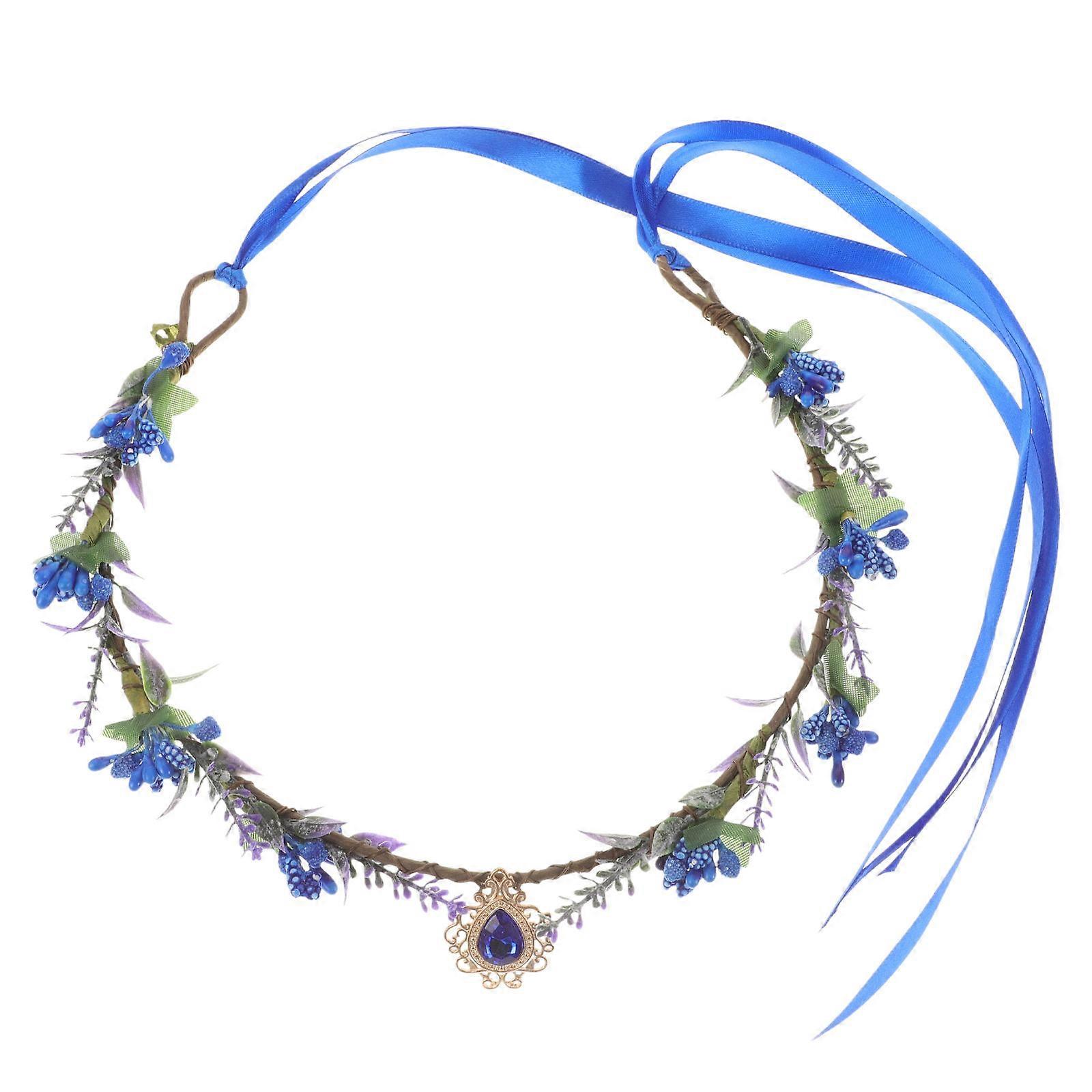 Flower Crown Headpiece for Wedding 3Pcs Headbands