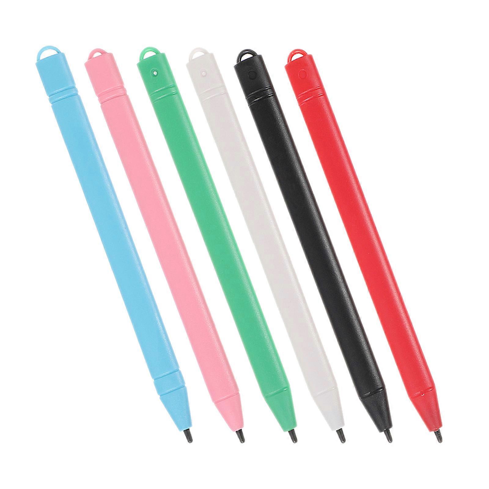 Tablet Pencil Drawing Tablet Pen for Students Everyday Use Assorted Color 12.00X1.00X1.00CM Touch Control 6Pcs