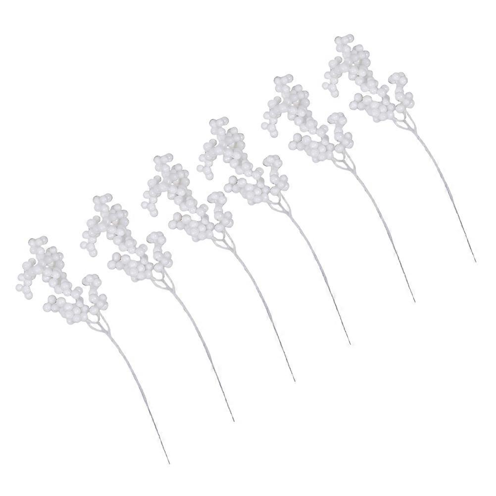 Artificial Berry Christmas Tree Ornament with 12Pcs for Holiday Decor