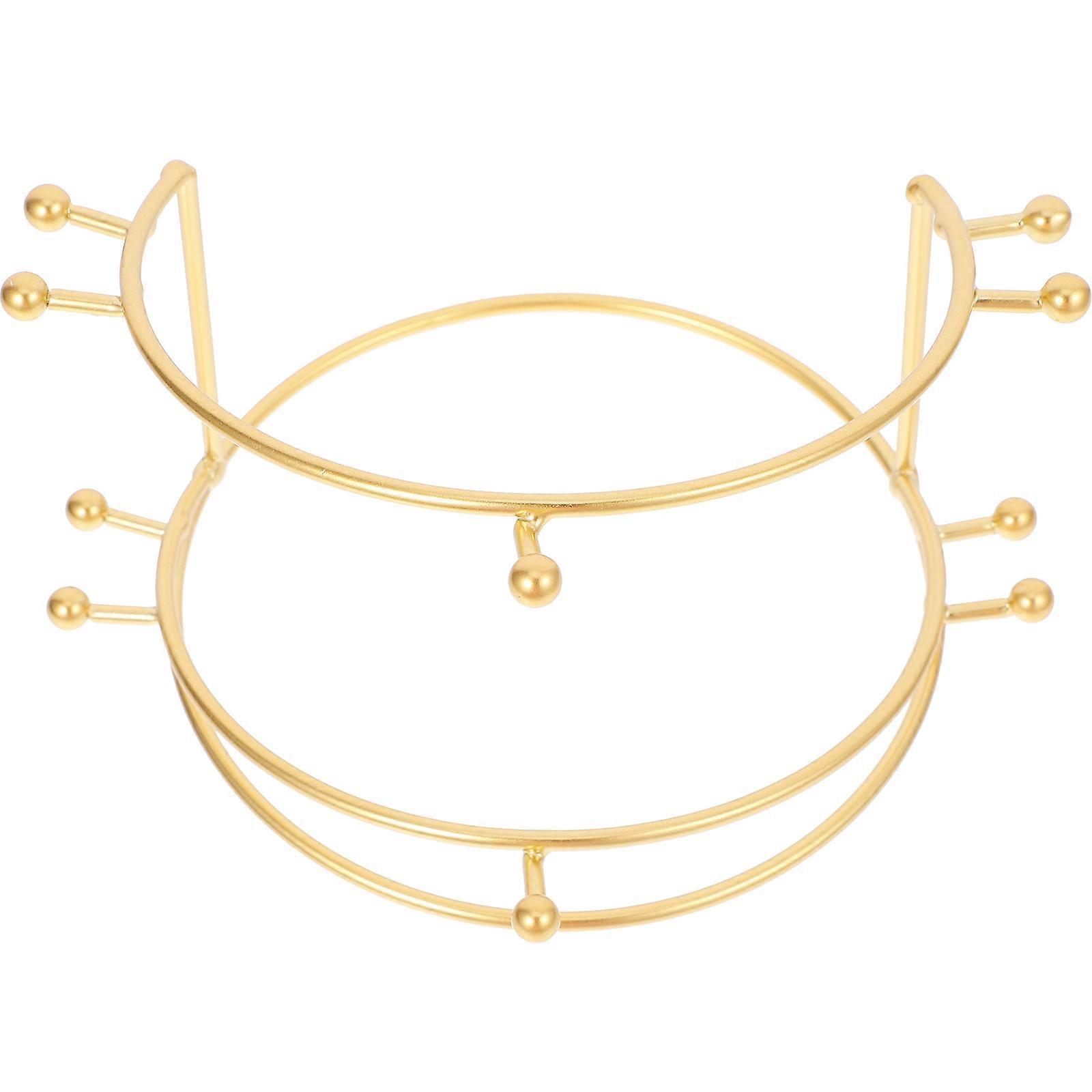 Wedding Tiara Display Metal Stand for Brides 2Pcs