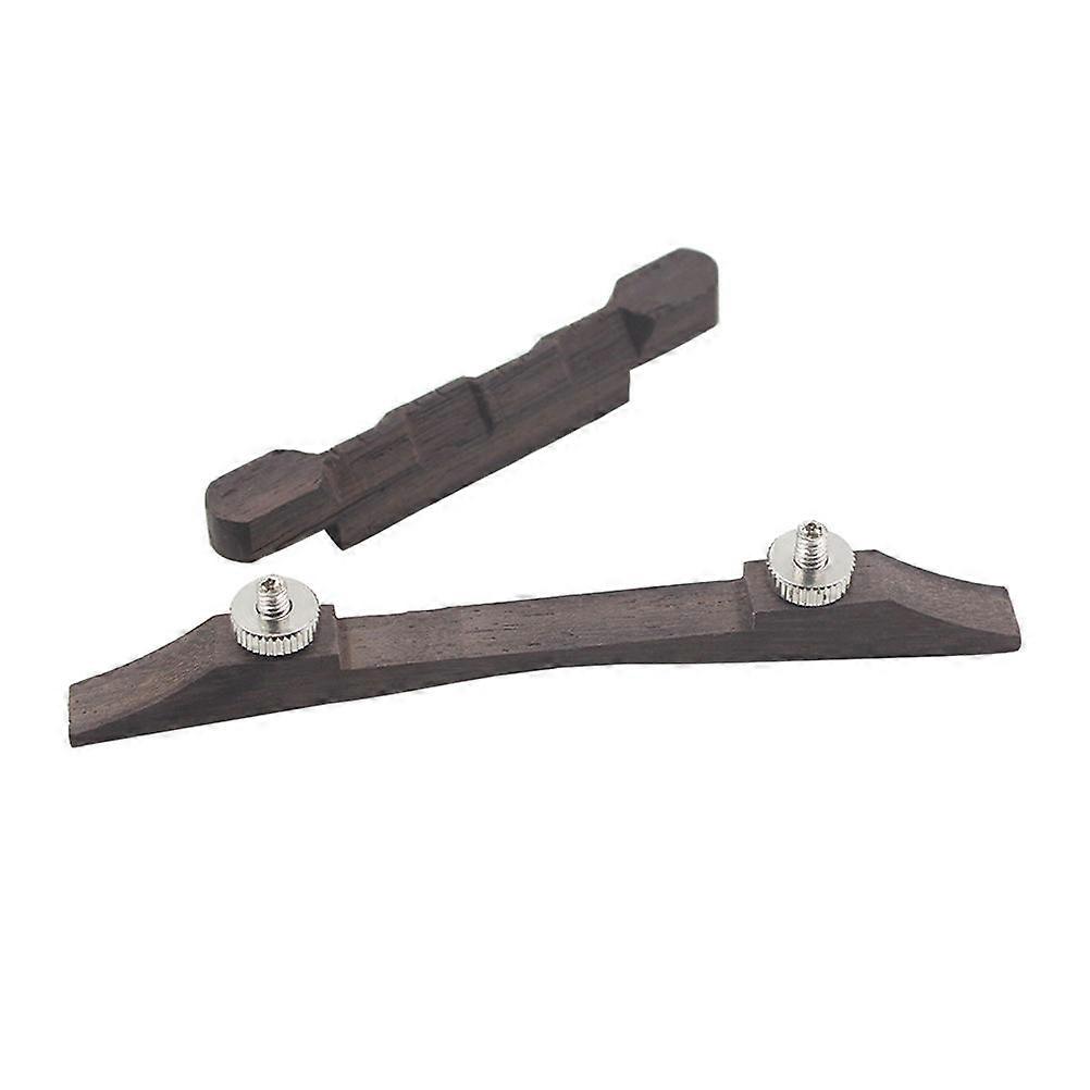 Mandolin Guitar Bridge Adjustable Rosewood Guitar Bridge Accessory