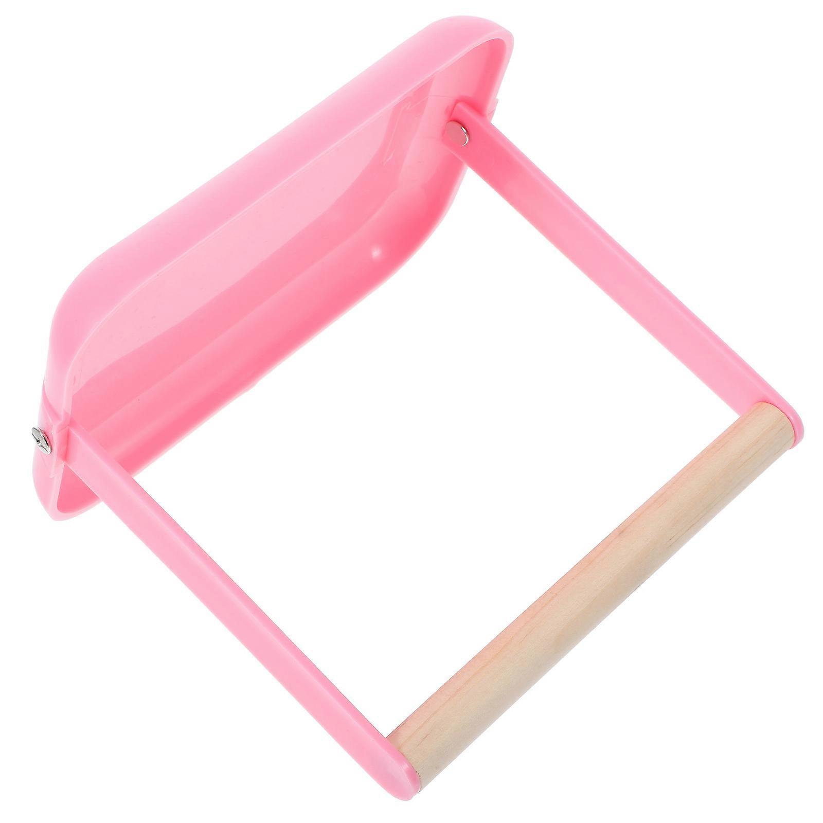 Bird Training Stand Wood Perch for Parrots with Tray 2Pcs