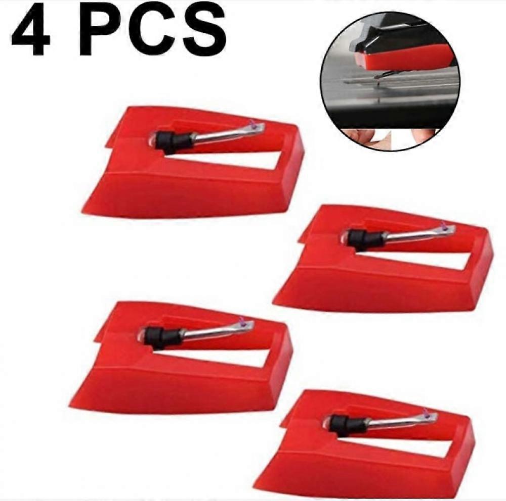 Set of 4 record player stylus replacement stylus for phonograph record player