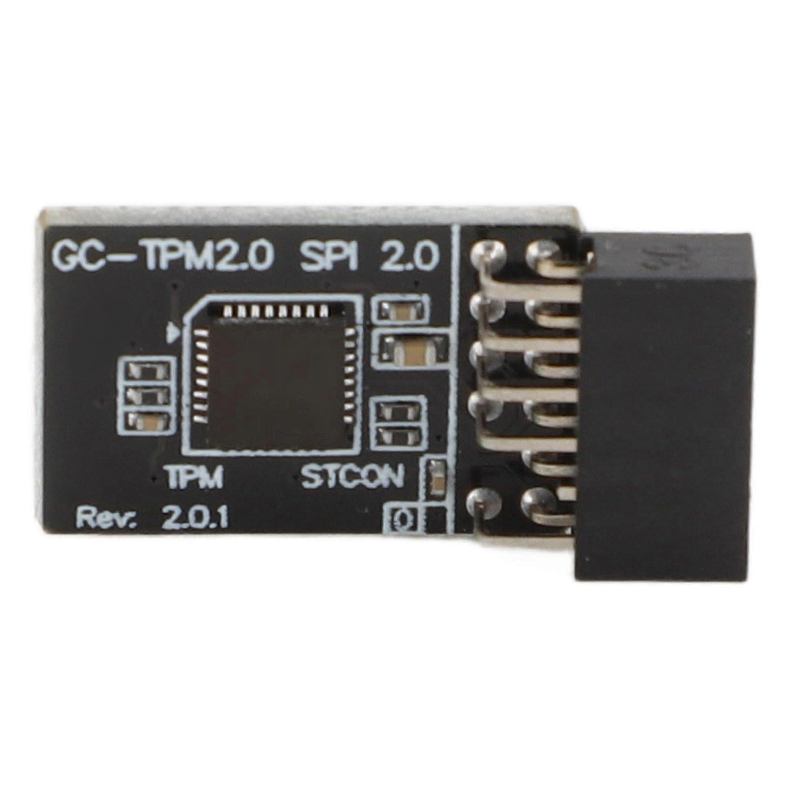 TPM2.0 Encryption Security Module GA 12-1 Pin 2x6P TPM Remote Card Compatible for GC-TPM2.0 for Win11 2.0 System