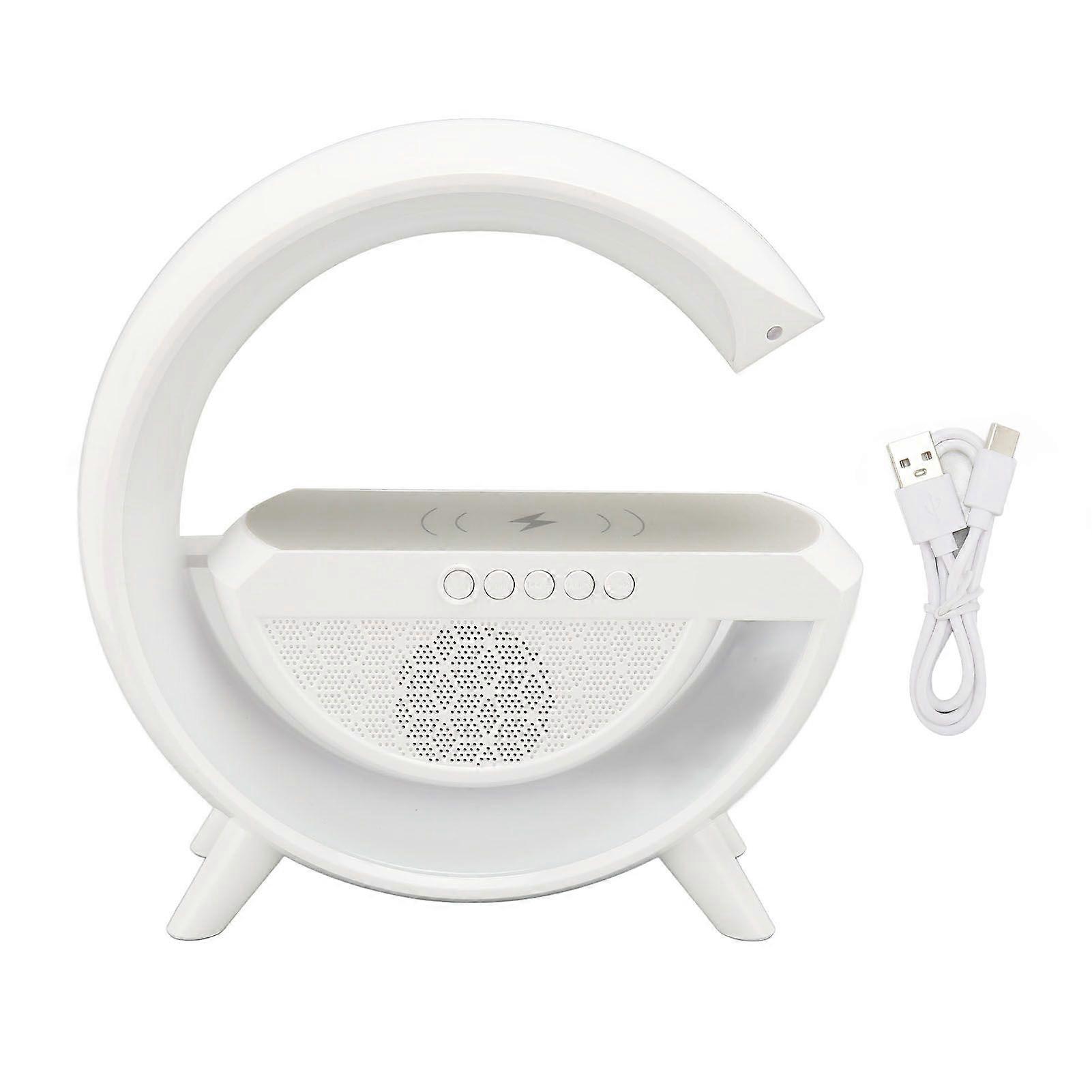 Bluetooth Speaker 15W Fast Charging Various Lighting Modes High Sound Quality Wireless Charger Night Lamp for IPhone 14 13