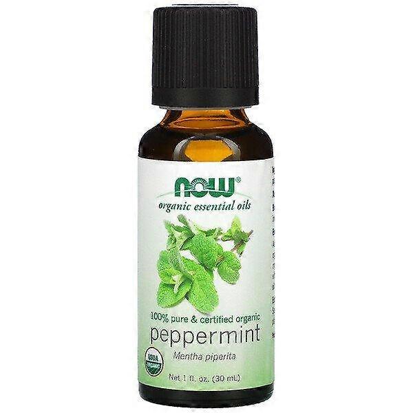 Now Foods, Organic Essential Oils, Peppermint, 1 fl oz (30ml)