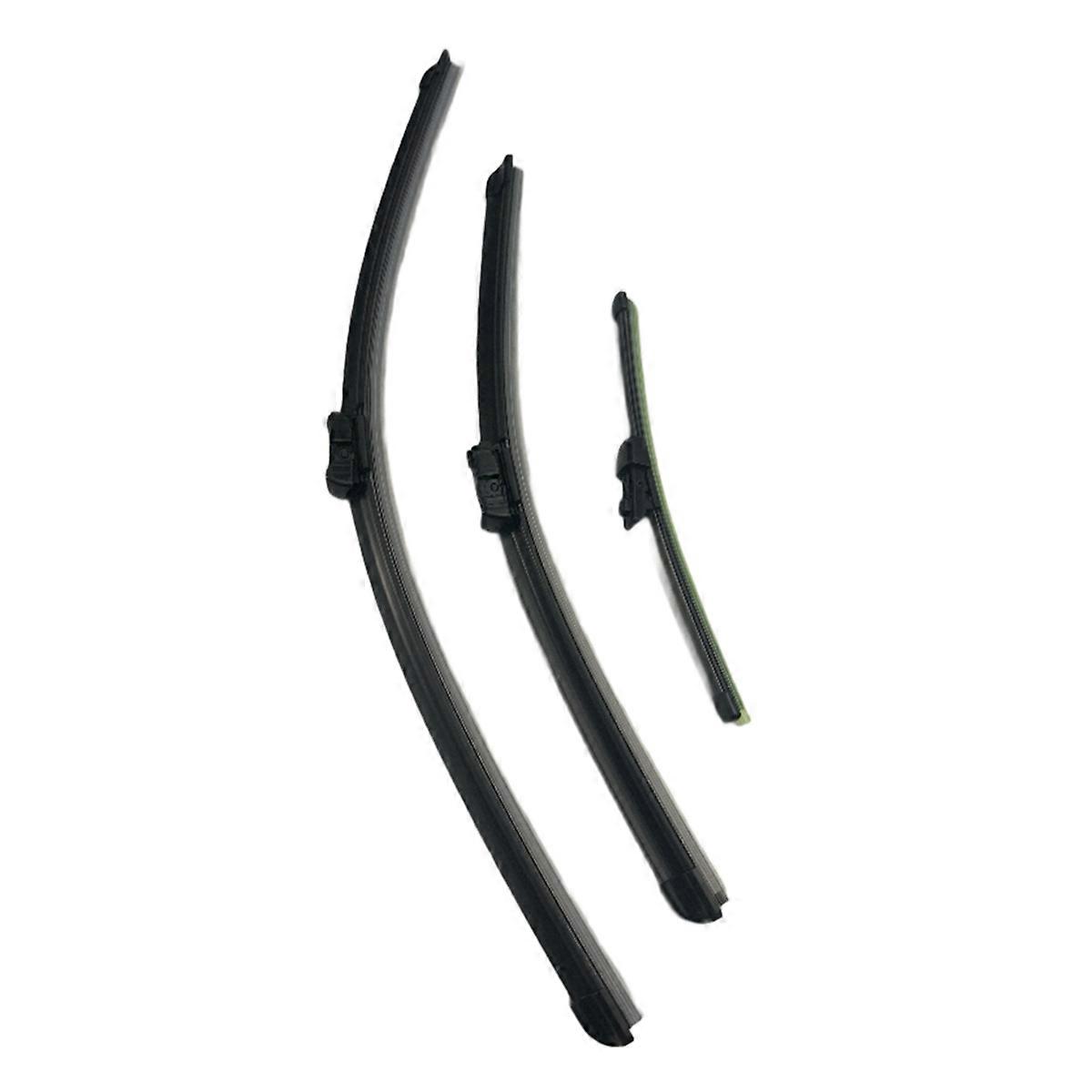 Wiper Front & Rear Wiper Blades Set MK3 2008 - 2017 Windshield Windscreen Window Brushes