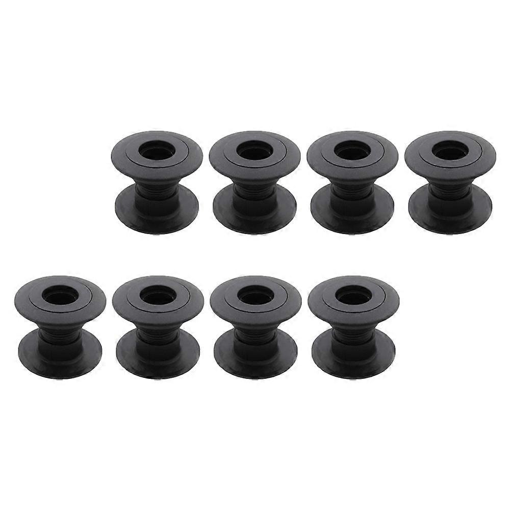 Foosball Table Board Bearing Rod Threaded Construction 8Pcs PP Material