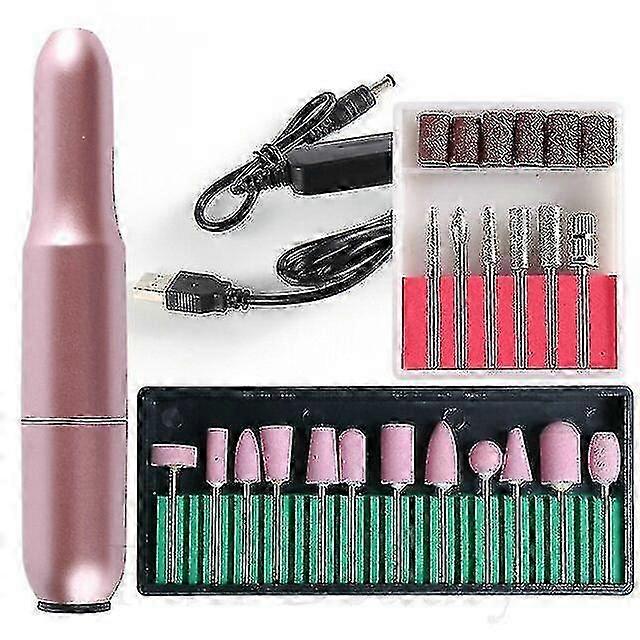Electric Mani Set Ing Files Bits Pedi Tools