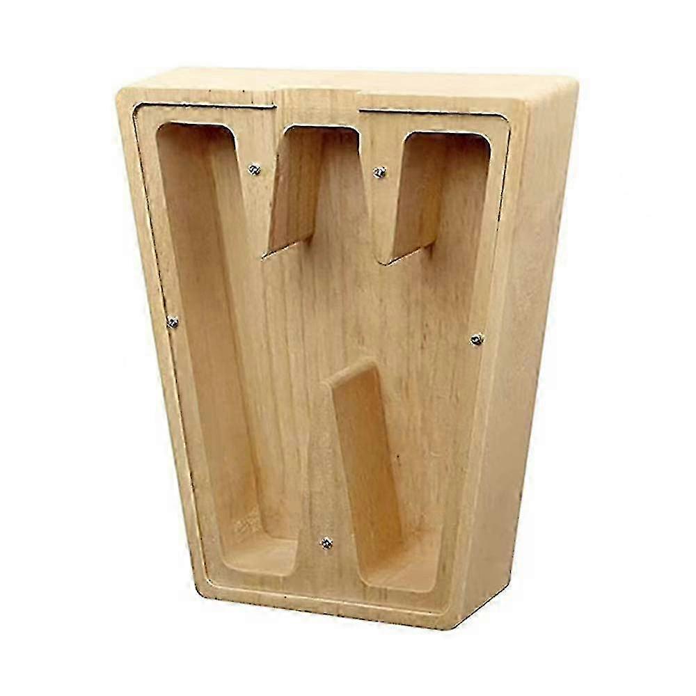 Ξύλινο γράμμα Piggy Τράπεζα