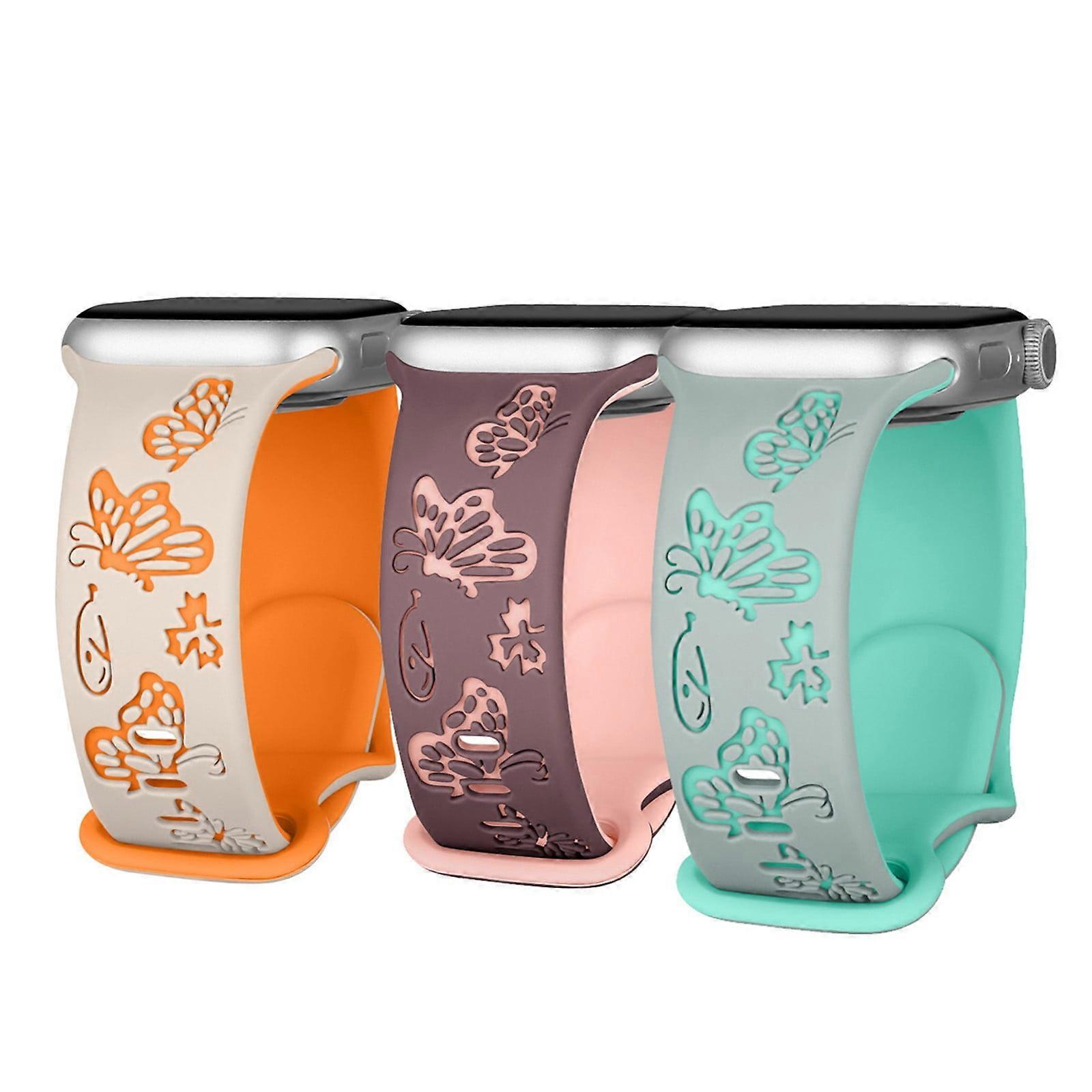 Butterfly Print Adjustable Band For S9 Series & Ultra Unique Pattern Stylish Accessory