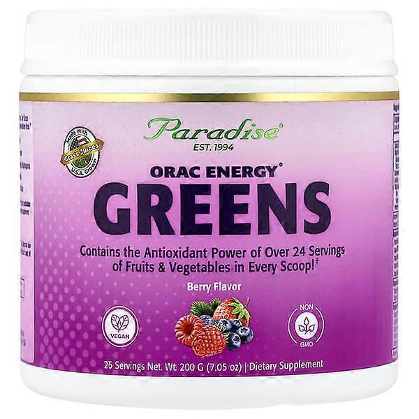 Paradise Herbs, ORAC EnergyÃÂÃÂÃÂÃÂ® Greens, Berry, 7.05 oz (200 g)
