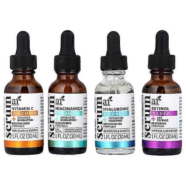 artnaturals, Serum Top 4 Set, 4 Count, 1 fl oz (29.5 ml) Each