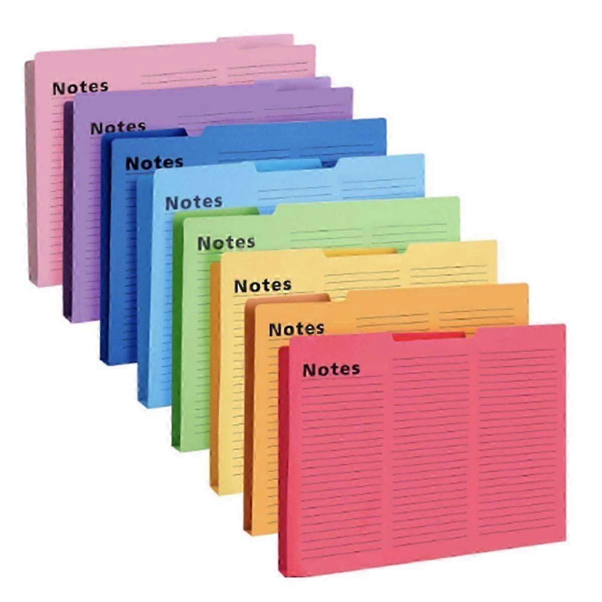 Home Office Storage, Manila Color Folder, Office Information Storage Book, Folder, 16 Sheets 8 Color