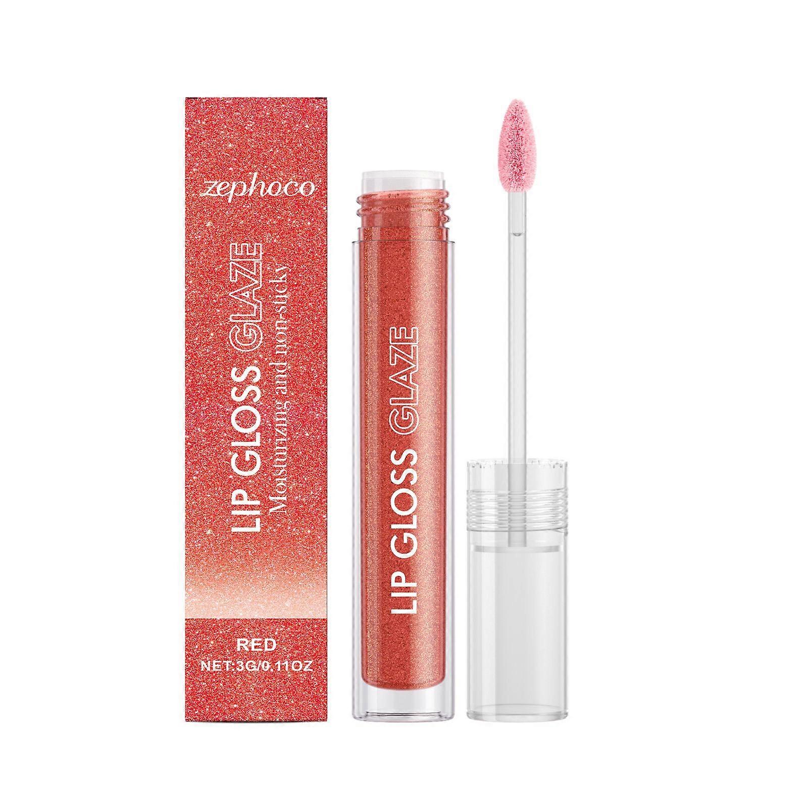 zephoco Nude Pink Moisturizing Sparkling Lip Gloss Has A Fine And Natural Luster That Naturally Brightens The Color. It Is Versatile For Daily Use And