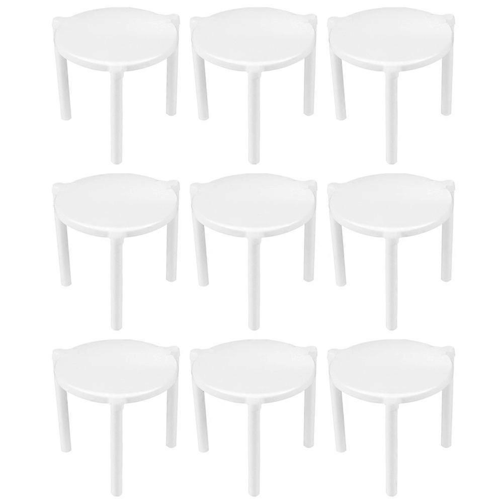 200pcs Pizza Saver Stand Wit plastic statief stack fixing rack pizzahouder