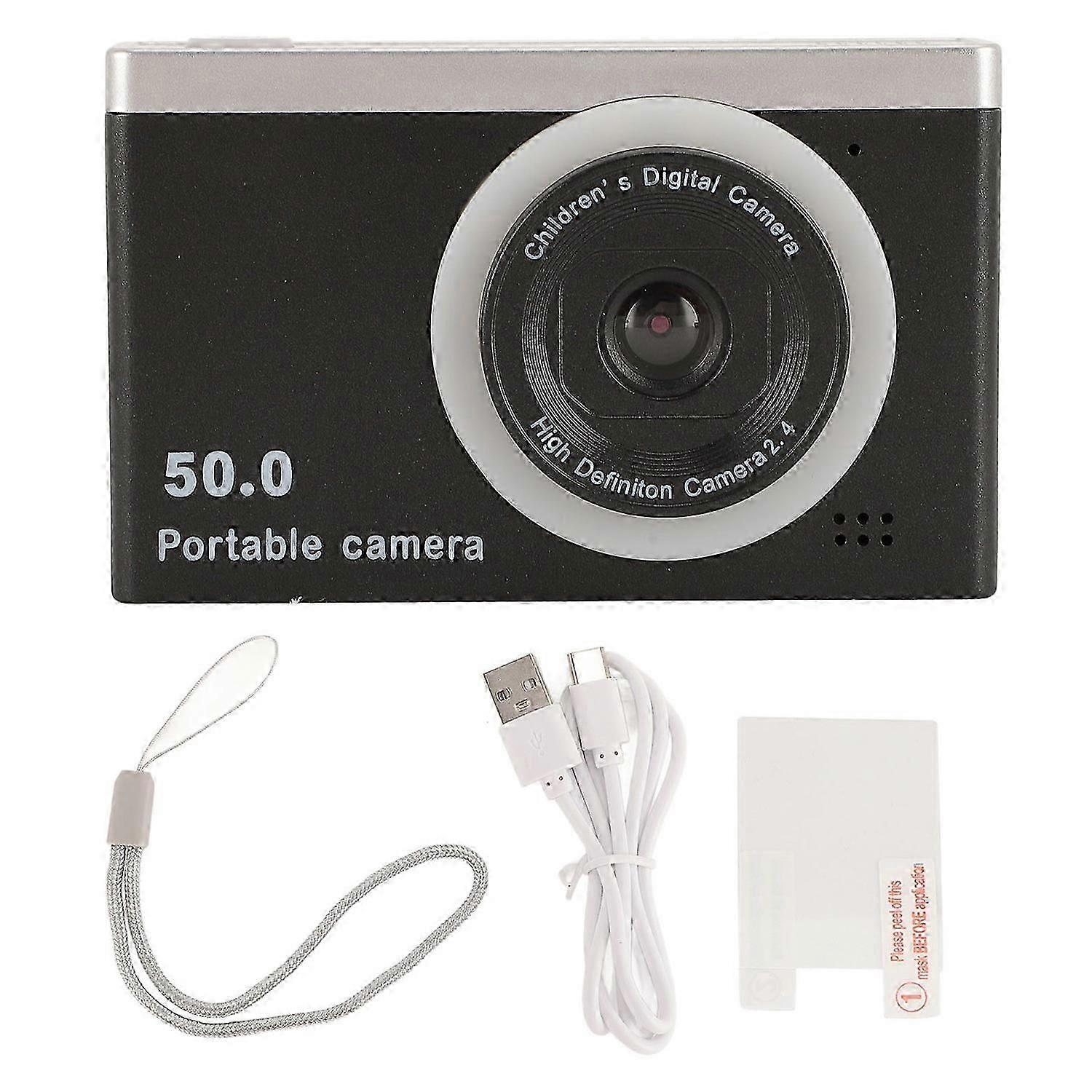Digital Camera 40MP 1080P 2.4 Inch Screen 8x Digital Zoom Front Rear Dual Lens Compact Camera for St