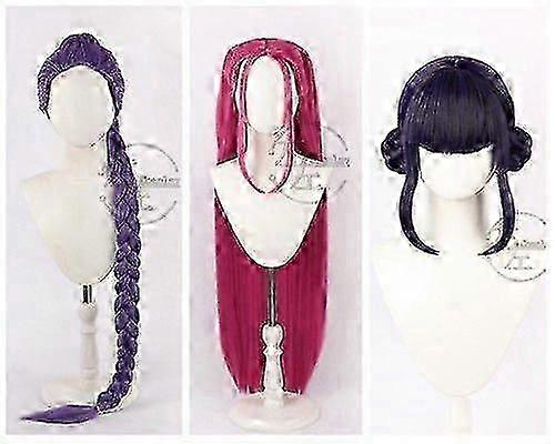 K-pop Mira Rumi Zoey Perruque Chasseurs de Démons Scène Cosplay Perruque Groupe Idol Cheveux