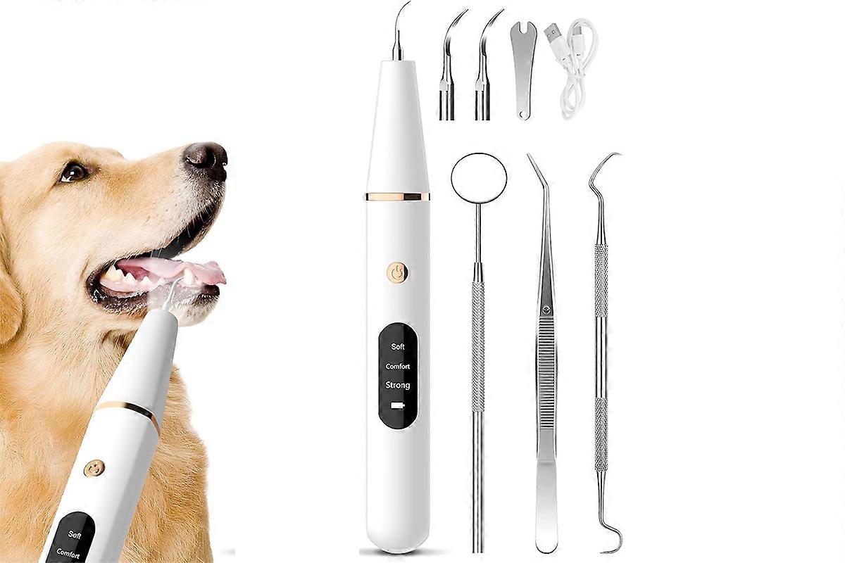 Dog Plaque Remover for Teeth Pet Ultrasonic Tooth Cleaner LED