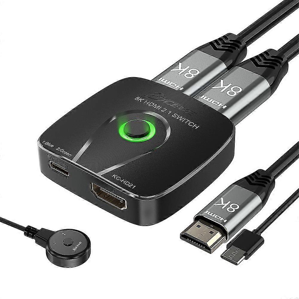 2025 HDMI-Compatible Switcher 2 in 1 out 8K HD to Xbox unidirectional transmission