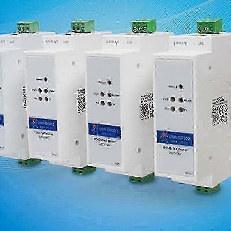 2025 RS485 serial to Ethernet module USR-DR302 DIN rail mount
