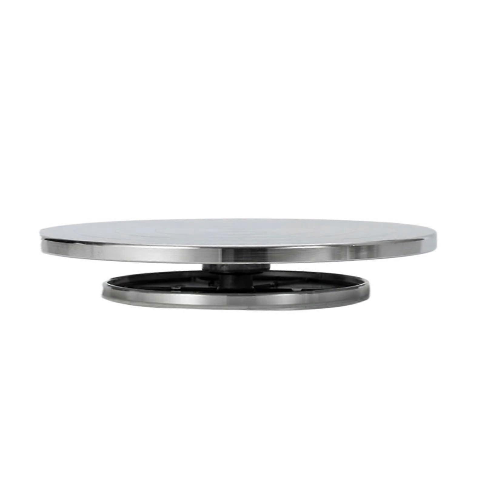 Cake Stand Rotating And Sculpting Stand With Aluminum Alloy Base NonSlip 30 Cm Handicrafts