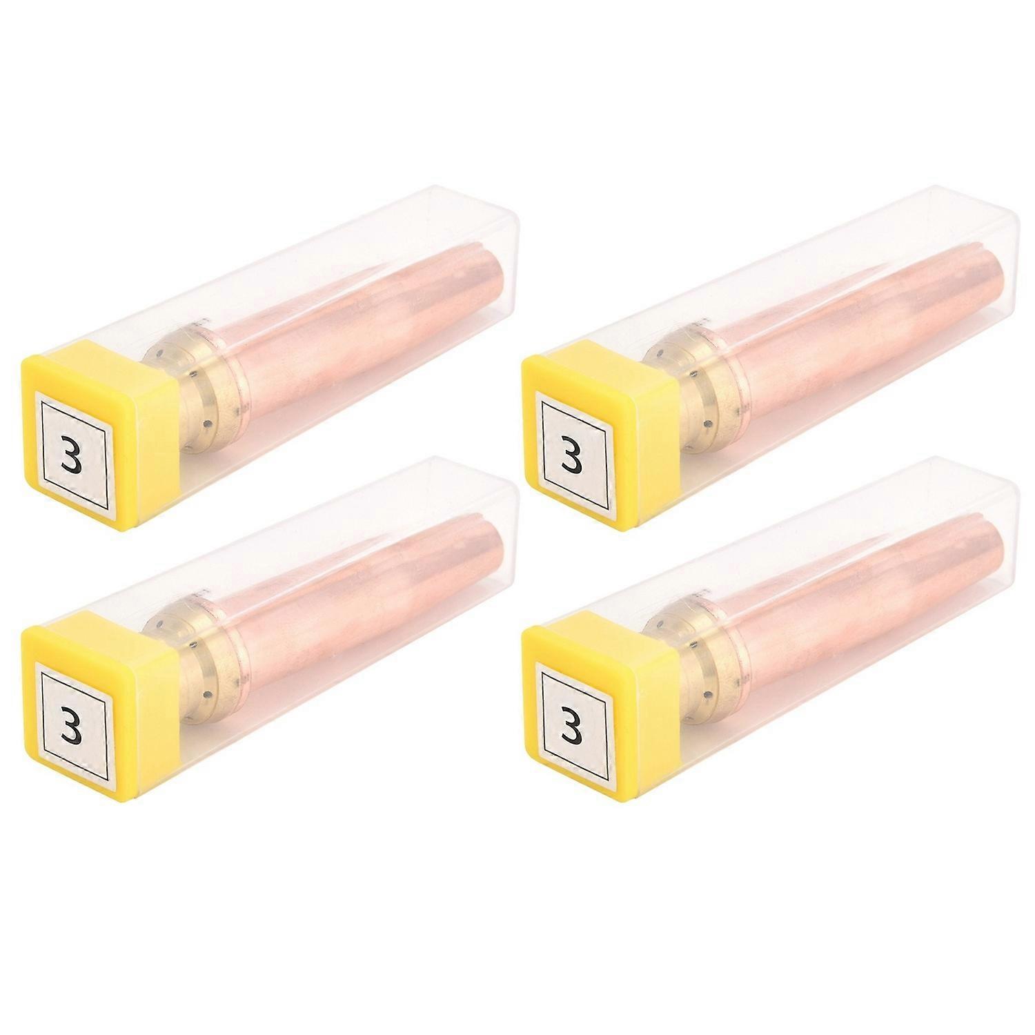 4Pcs Propane Cutting Torch Tips High Temperature Resistance Fast Cutting Isobaric Cutting Nozzle3#
