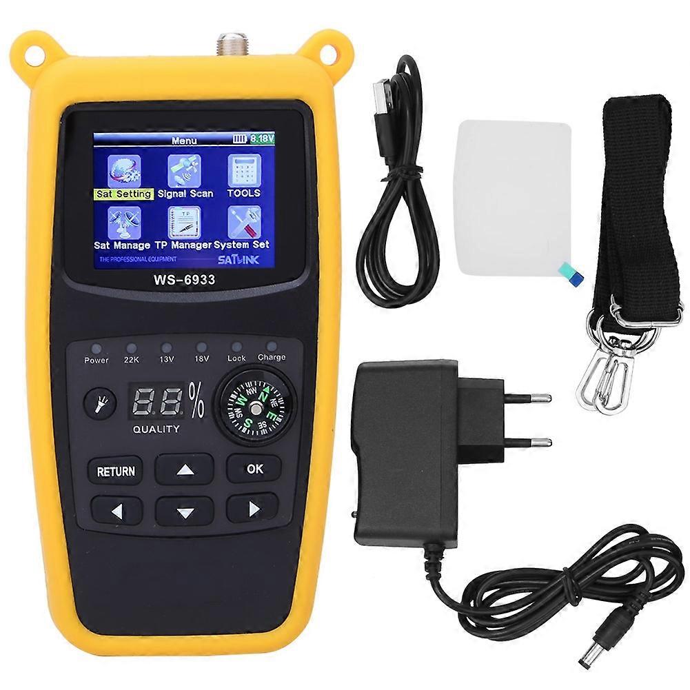 Digital Satellite Signal Finder LCD Display USB Interface WS-6933 DVB-S2