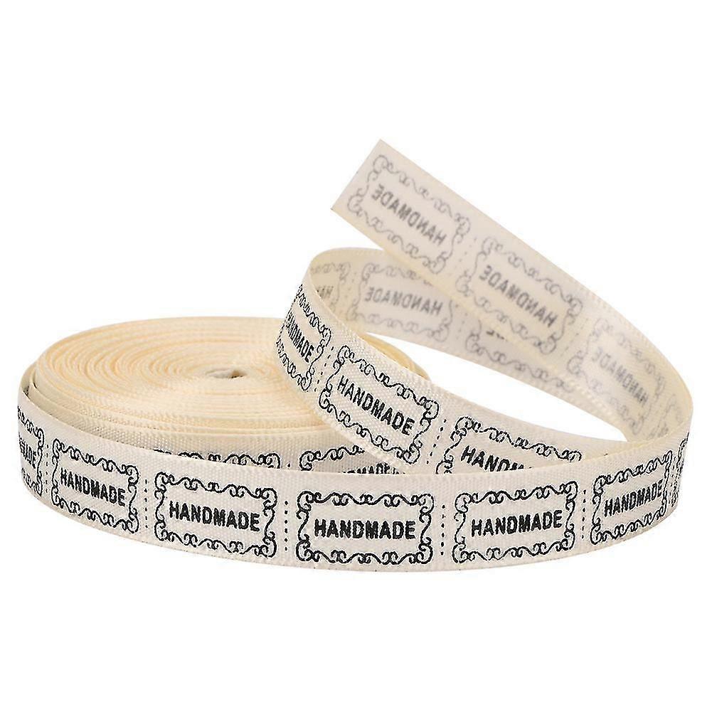 Printed Ribbon, Party Ribbon, Beige