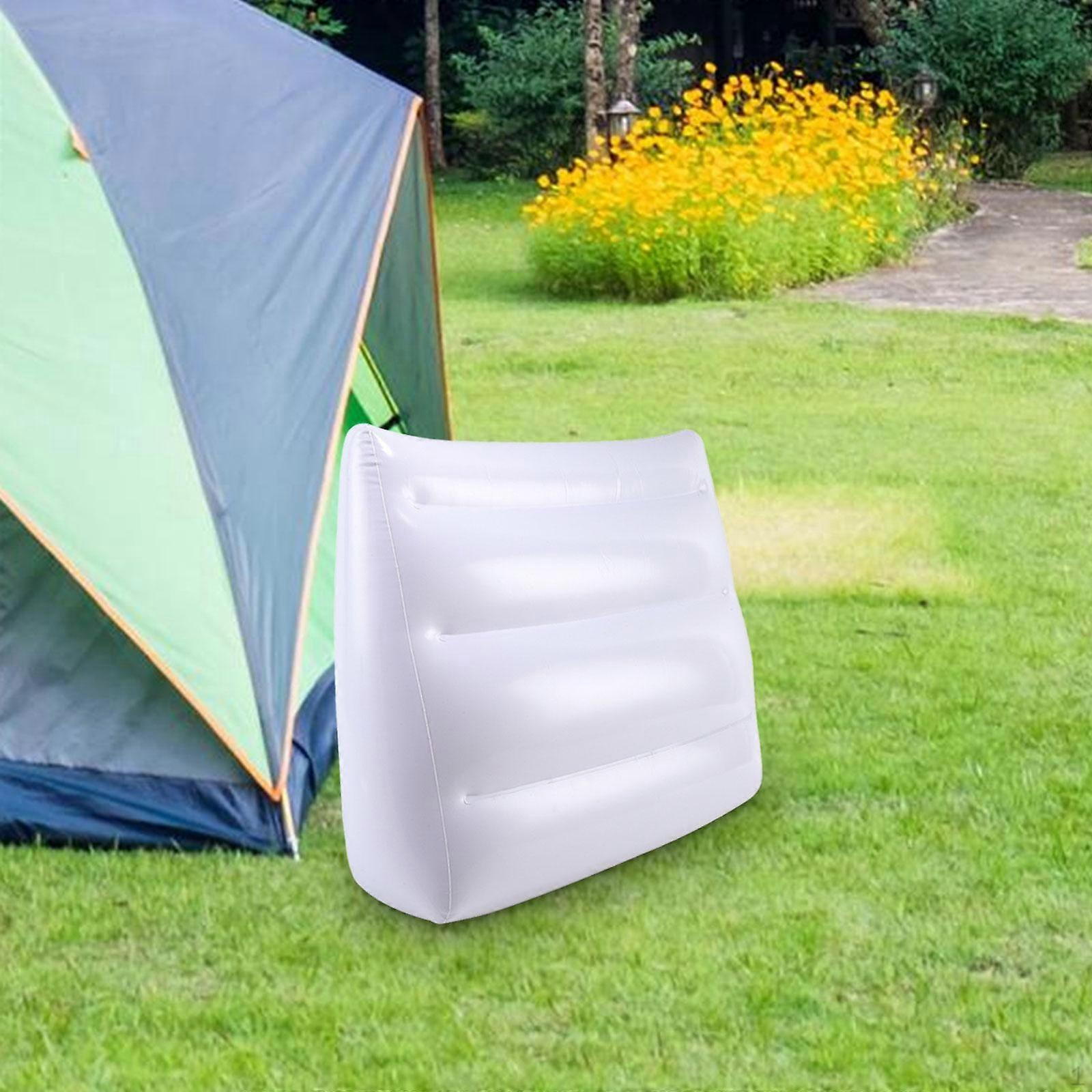 Inflatable Wedge Pillow Portable Incline Leg Backrest Back Support for Relaxing Reading Couch