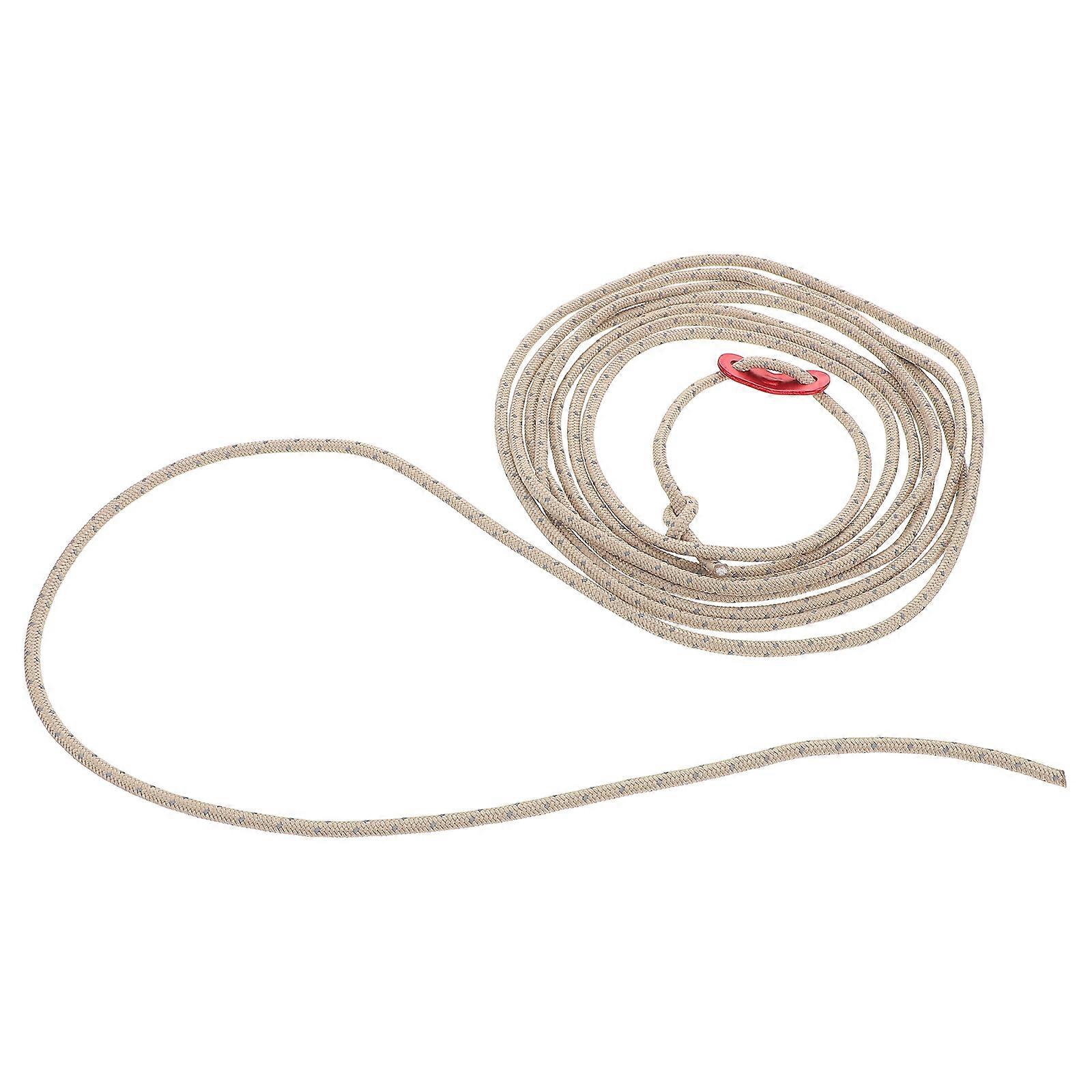 Adjustable Outdoor Camping Tent Ropes with Reflective Windproof Cord 8Pcs