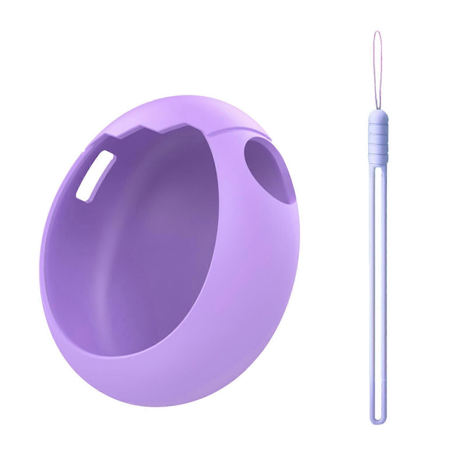 Lightweight Soft Protective Sleeve Enclosure For Paradise Handheld Game Console With Removable Lanyard Ergonomic Design  Purple