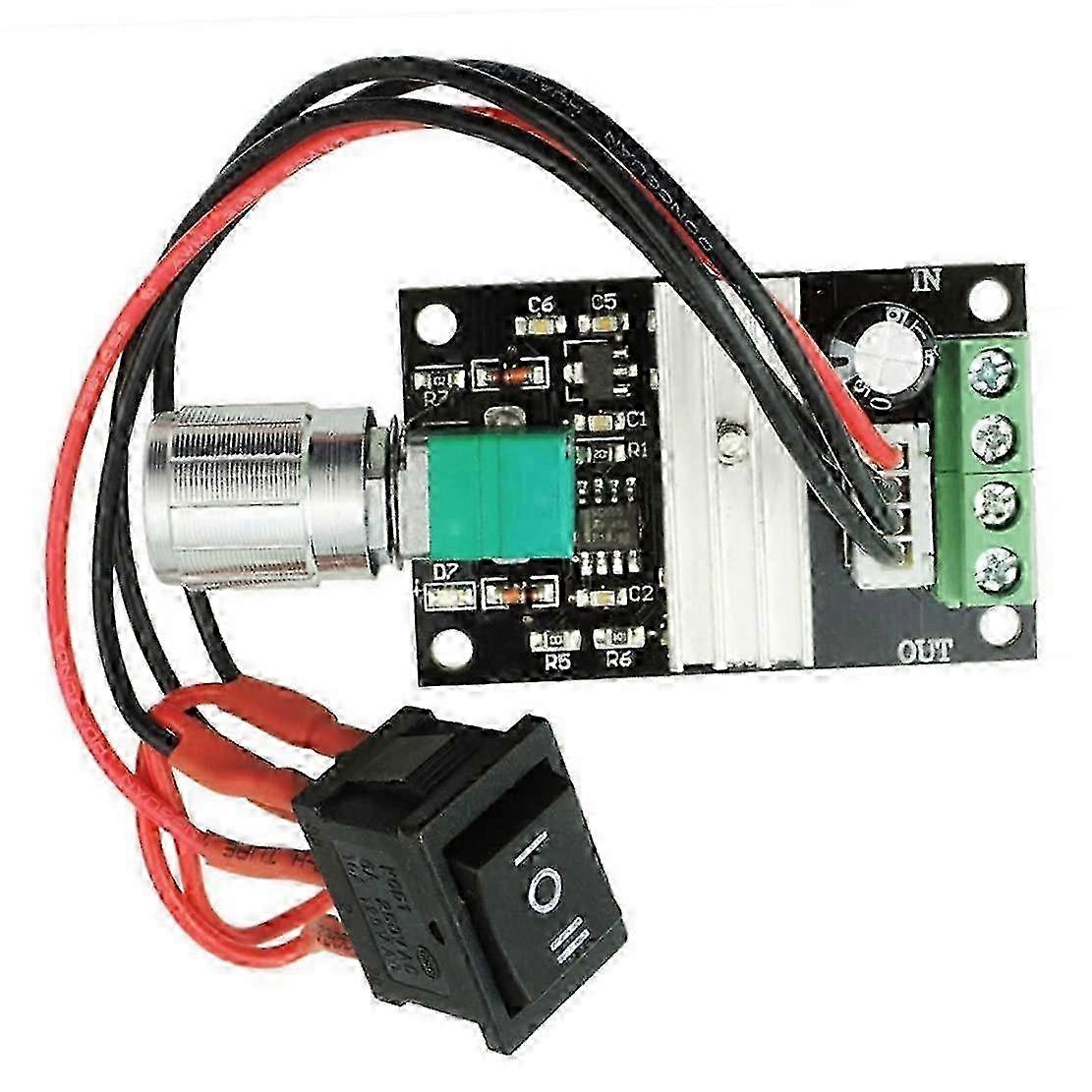 Motor Speed Controller DC 6V 12V 24V 28V 3A 80W 1203BB PWM Motor Driver Reverse Switch Speed Adjustable 2025