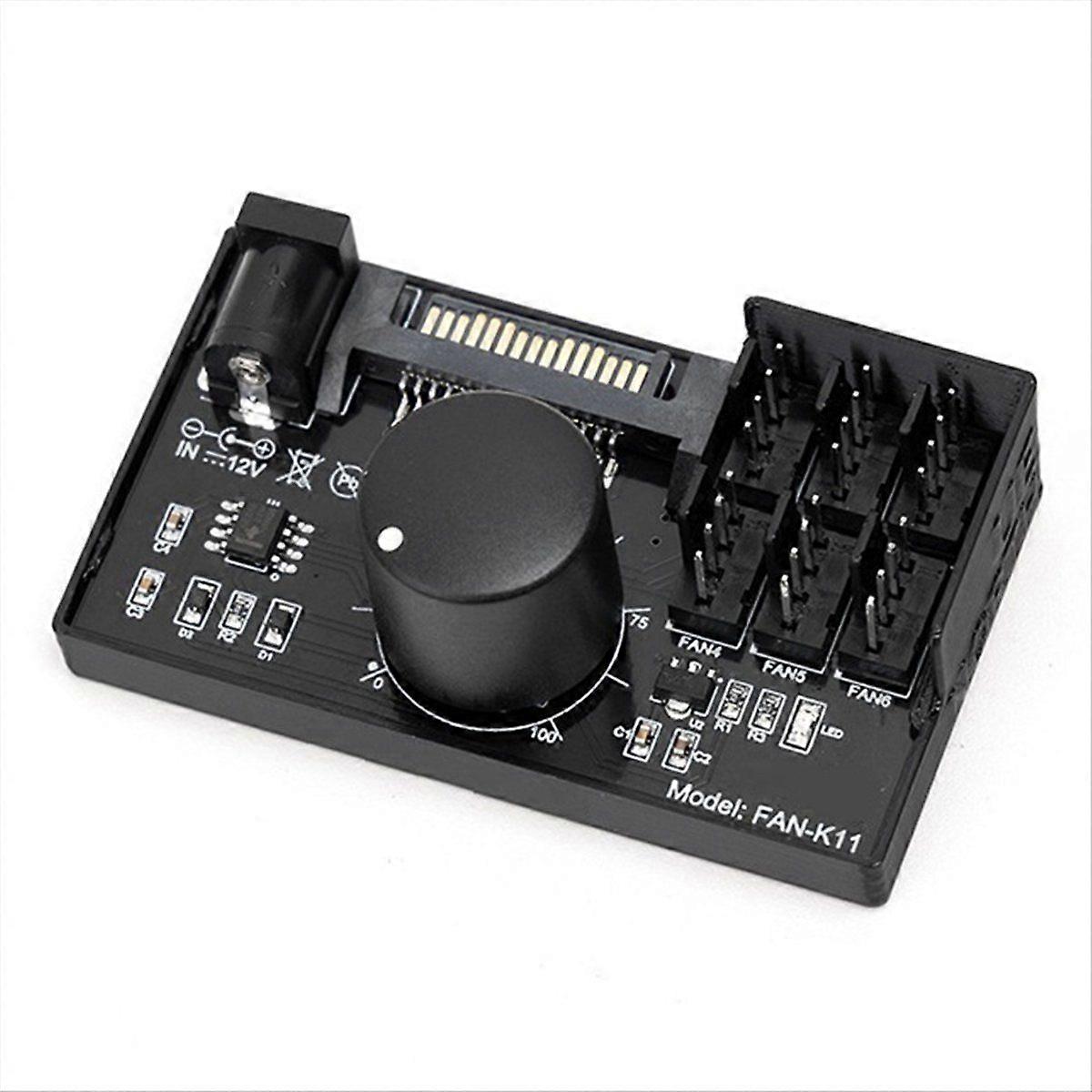 PWM Fan Speed Controller High Power Sata DC 4Pin Governor NAS Server Control Regulation