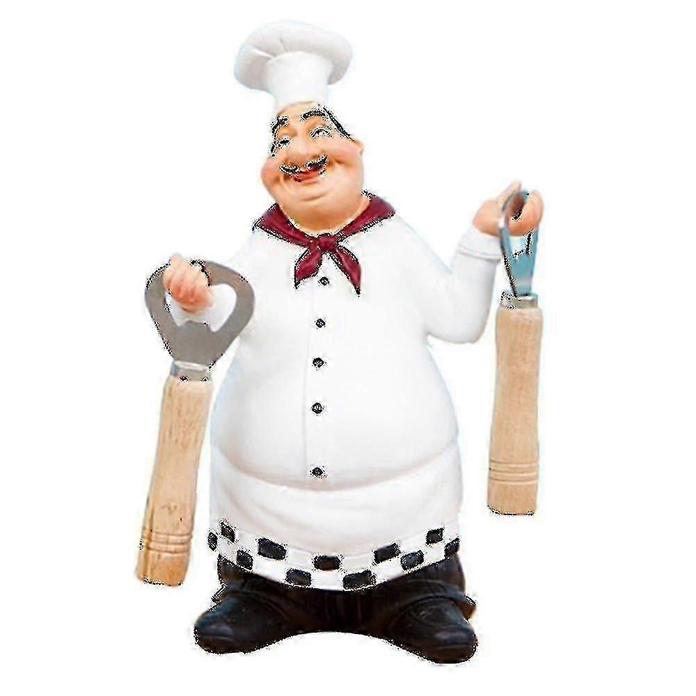 Creative Bottle Opener,chef Figurines With Beer Opener