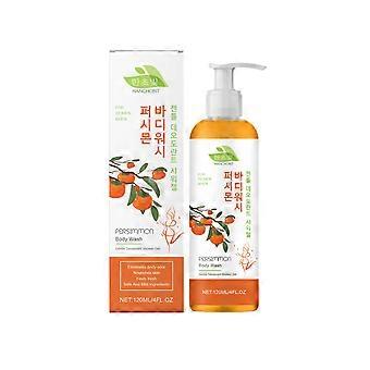 120 ml Persimmon fuktighetsgivende dusjsåpe: Renser skånsomt, fjerner lukt, fukter og etterlater huden forfrisket. Passer for begge deler