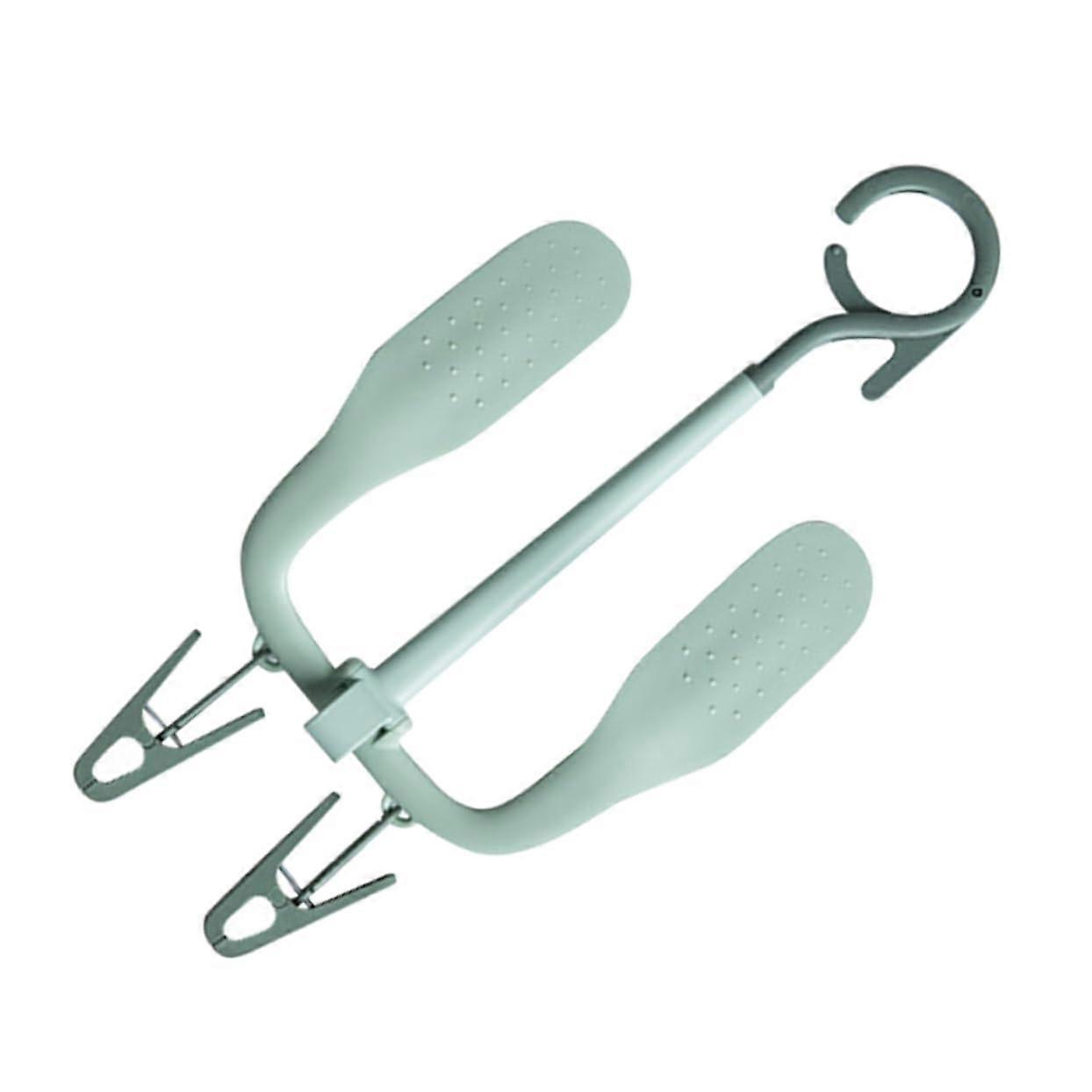 Rotatable Shoes Drying Hanger With Clips Space Saving Lightweight Shoe Rack Indoor Outdoor Use PP ABS Material