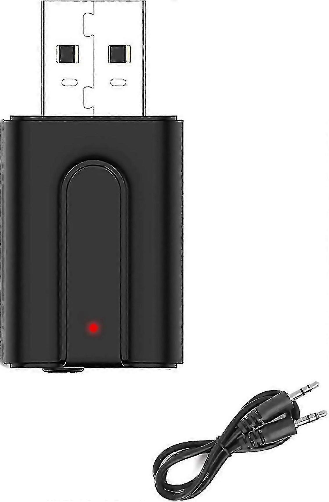 For Bluetooth 50 Adapter Wireless Usb 3in1 Transmitter And Receiver With 35mm Digital Audio Cable Fo