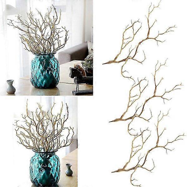 3 pcs Artificial Branches Small Trees Twigs Table Decoration Coffee