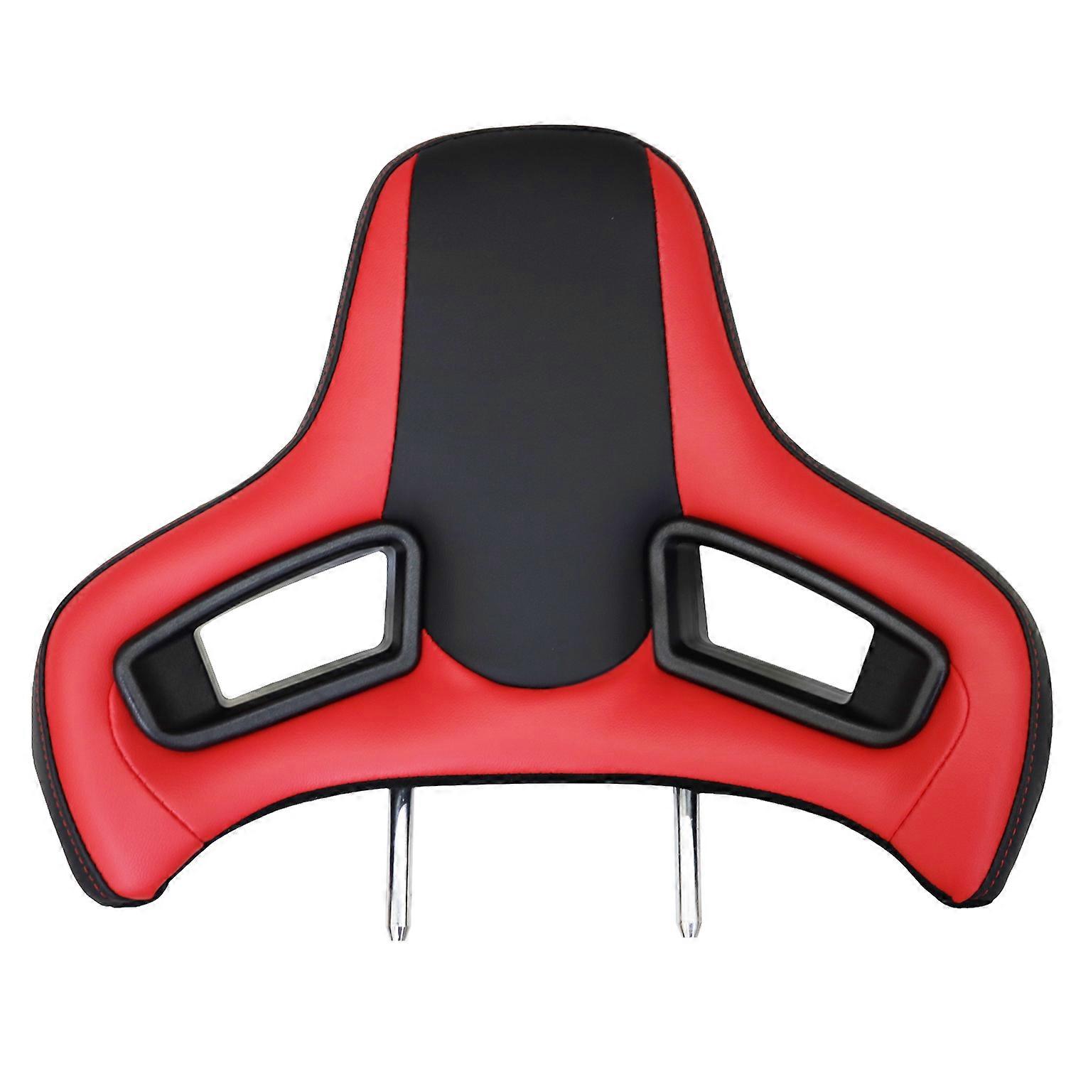 PU Leather Car Headrest Replacement Pillow - High-quality memory foam pad and durable stitching, universal ergonomic design, sui