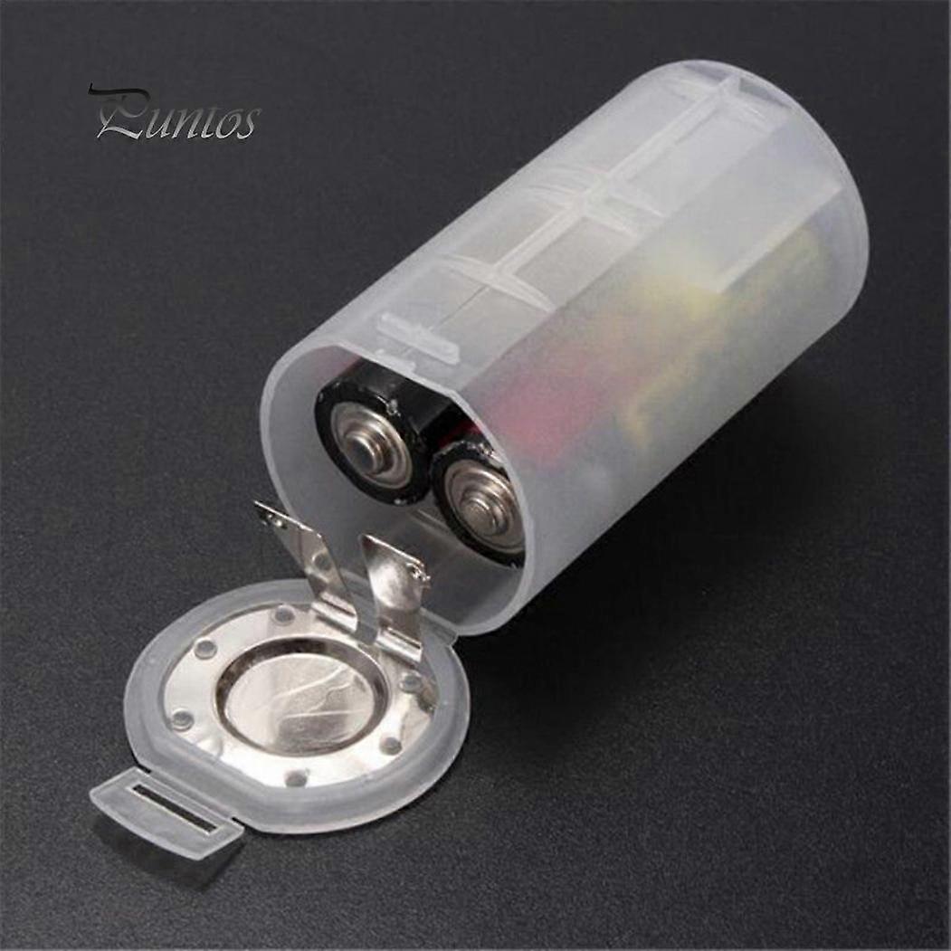 AA To D Cell Size Battery Holder Conversion Adapter Switcher Converter Case