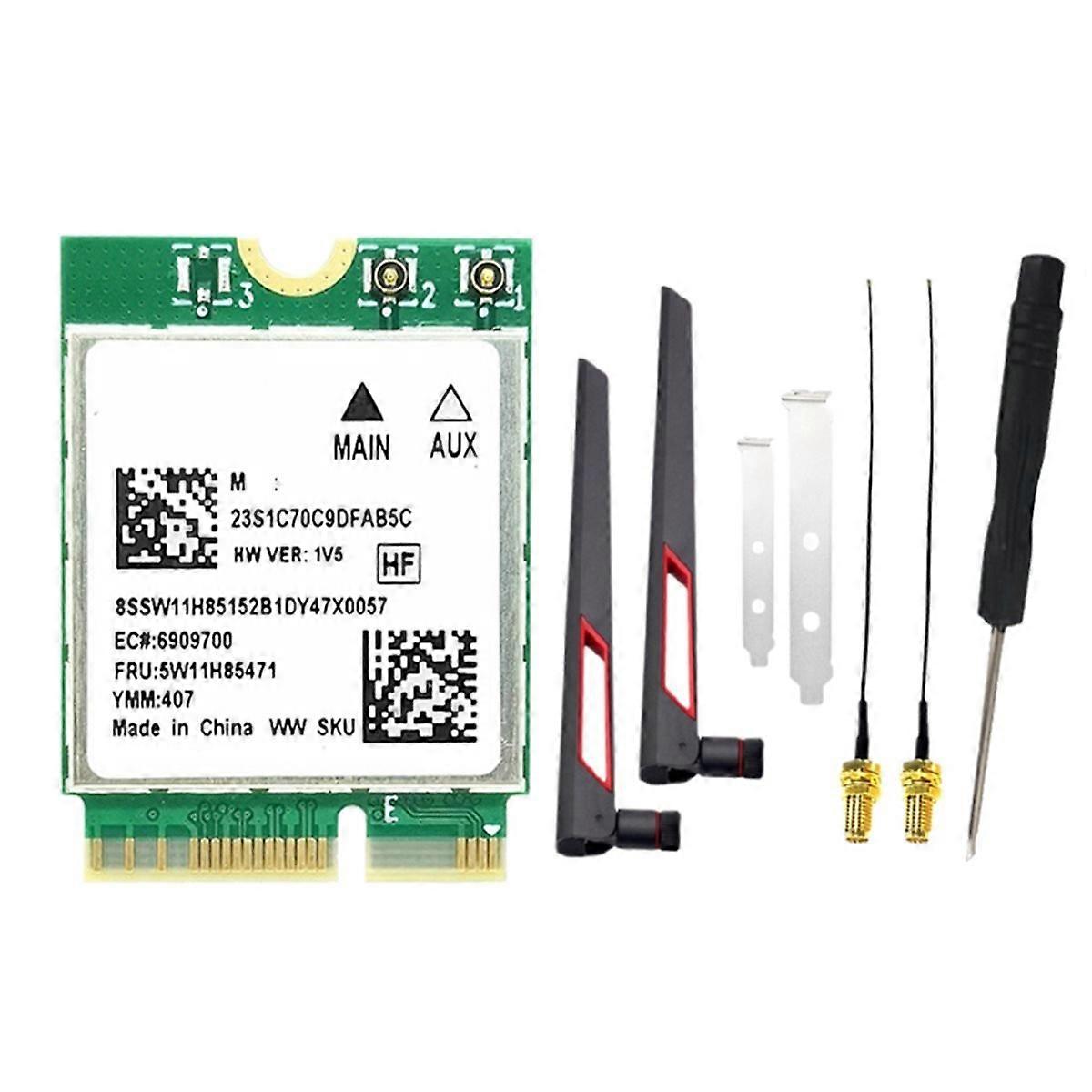 RTL8922AE WiFi7 Card +10DB Antenna for Win10/Win11